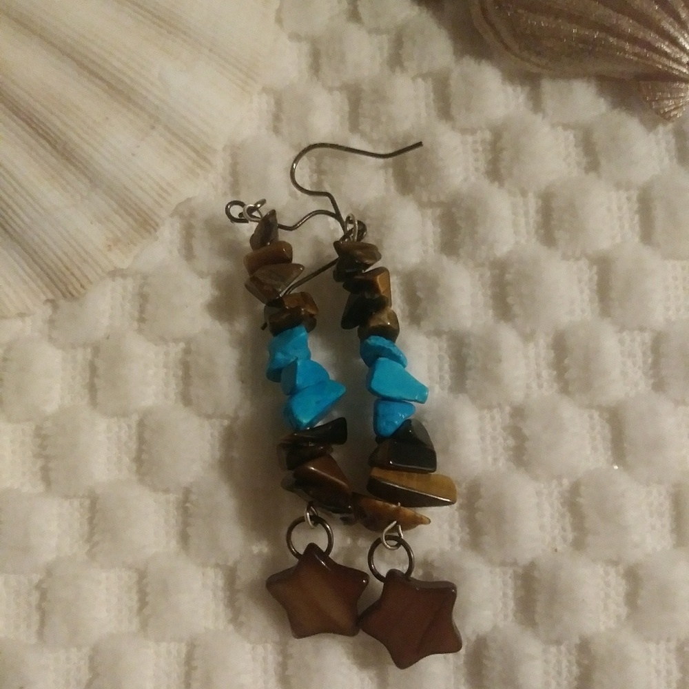 Beautiful beach earrings